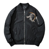 Varsity Jacket Embroidered MA-1 Air Force Pilot Jacket