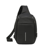 Sling Bags for Men Reflective Stripe Casual Shoulder Men's Chest Bag