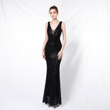 Sequin Evening Dress Sequined Fishtail Formal Dress
