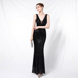 Sequin Evening Dress Sequined Fishtail Formal Dress