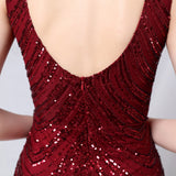 Sequin Evening Dress Sequined Fishtail Formal Dress