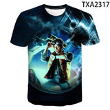 Back to the Future Costume round Neck T-shirt Summer Printed Men and Women Fashion Casual