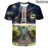 Back to the Future Costume round Neck T-shirt Summer Printed Men and Women Fashion Casual