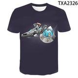 Back to the Future Costume round Neck T-shirt Summer Printed Men and Women Fashion Casual