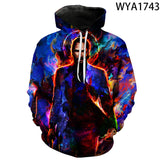 John Wick Keanu Hoodie 3D Printed John Wick3 Hooded Fashion Sweater