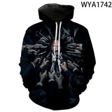John Wick Keanu Hoodie 3D Printed John Wick3 Hooded Fashion Sweater