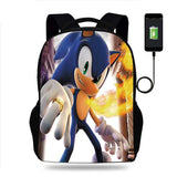 Shadow Backpack Sonic Computer Backpack for Primary and Secondary School Students