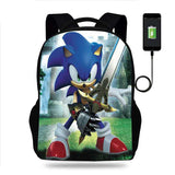 Shadow Backpack Sonic Computer Backpack for Primary and Secondary School Students