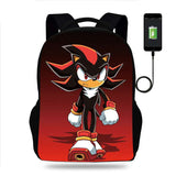 Shadow Backpack Sonic Computer Backpack for Primary and Secondary School Students