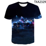 Back to the Future Costume round Neck T-shirt Summer Printed Men and Women Fashion Casual
