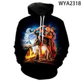 Back to the Future Costume Spring and Autumn Printed Men's and Women's Hoodies Sweatshirt