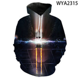 Back to the Future Costume Spring and Autumn Printed Men's and Women's Hoodies Sweatshirt
