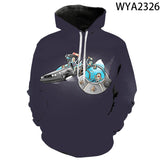 Back to the Future Costume Spring and Autumn Printed Men's and Women's Hoodies Sweatshirt