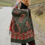 Beth Dutton Outfits Ethnic Style Cape and Shawl Cloak Scarf Inverness