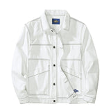 Denim Jacket Men's Spring and Autumn Loose Large Size Denim Casual Jacket Men's Denim Jacket