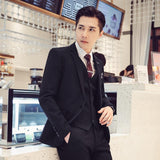 Casual Groom Attire Tuxedo Suits for Men Business Men Suit Men's Suit Set Autumn and Winter