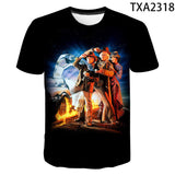 Back to the Future Costume round Neck T-shirt Summer Printed Men and Women Fashion Casual