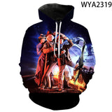Back to the Future Costume Spring and Autumn Printed Men's and Women's Hoodies Sweatshirt
