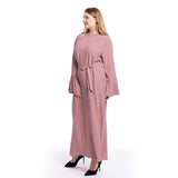Muslim Women Stylish Kashibo Abaya Muslim Ladies Long Gown Islamic Clothing Jilbab Plus Size