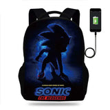 Shadow Backpack Sonic Computer Backpack for Primary and Secondary School Students