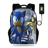 Shadow Backpack Sonic Computer Backpack for Primary and Secondary School Students