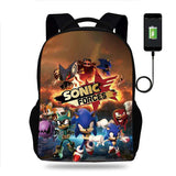 Shadow Backpack Sonic Computer Backpack for Primary and Secondary School Students