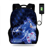 Shadow Backpack Sonic Computer Backpack for Primary and Secondary School Students