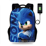 Shadow Backpack Sonic Computer Backpack for Primary and Secondary School Students