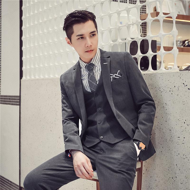 Casual Groom Attire Tuxedo Suits for Men Business Men Suit Men's Suit Set Autumn and Winter