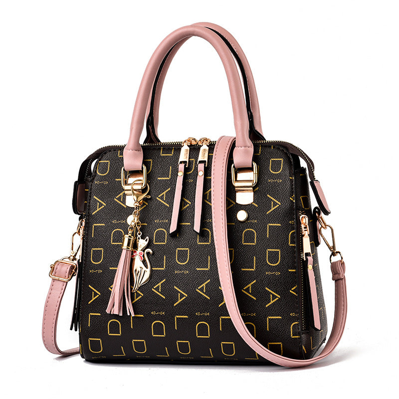 The Teacher Tote Cute Women's Handbag Charming Letter Shoulder Messenger Bag Large Capacity Women's Bag