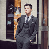 Casual Groom Attire Tuxedo Suits for Men Business Men Suit Men's Suit Set Autumn and Winter