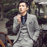 Casual Groom Attire Tuxedo Suits for Men Business Men Suit Men's Suit Set Autumn and Winter
