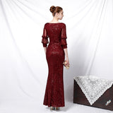 Sequin Evening Dress Sequined Queen Fishtail Evening Gown