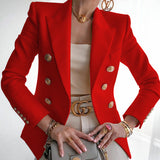 Women Coat Women's Slim Fit Solid Color Fashion Casual Short Coat