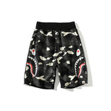 Shark Print Shorts Summer Men's Shorts