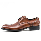 Indo Western Shoes Brogue Men's Shoes British Leather Shoes Men's Shoes Carved Men's Casual Shoes Leather Shoes