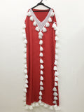Women Plus Size Dresses V Neck Party Evening Dress