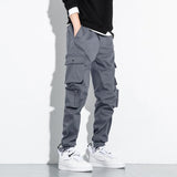 Relaxed Tapered Jean Corset Denim Baggy Cargo Pants for Men Autumn and WinterTappered Trousers Cropped Casual Pants