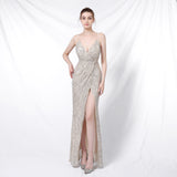 Sequin Evening Dress Sequined Fishtail Formal Dress