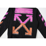 Off White Zipper Hoodie Autumn and Winter Zipper Hoodie Coat