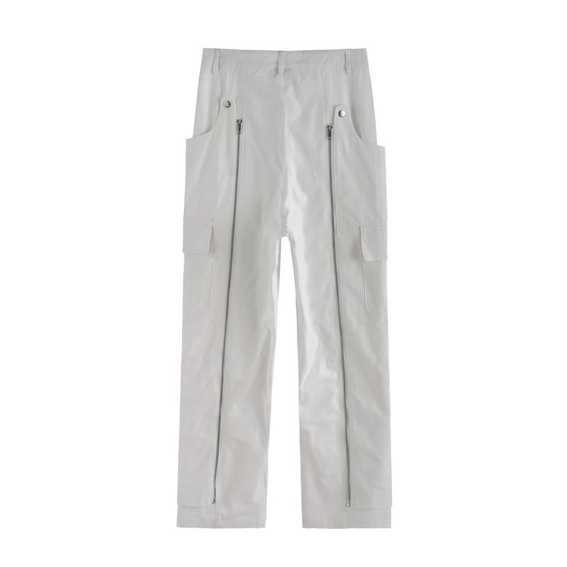 Men's Stitching Multi-Pocket Cargo Pants Men's plus Size Retro Sports Casual Street Personality Straight-Leg Pants Men Pants