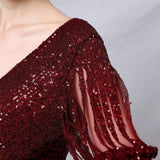Sequin Evening Dress Sequined Queen Fishtail Evening Gown
