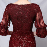 Sequin Evening Dress Sequined Queen Fishtail Evening Gown