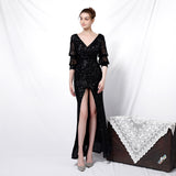 Sequin Evening Dress Sequined Queen Fishtail Evening Gown