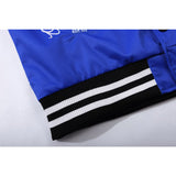 Dodgers Letter Man Jacket Outfit Senior Jackets Varsity Baseball College Coat Paisley Baseball Uniform Loose Men's Leather Jacket