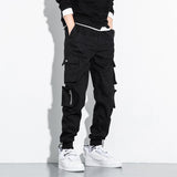 Relaxed Tapered Jean Corset Denim Baggy Cargo Pants for Men Autumn and WinterTappered Trousers Cropped Casual Pants