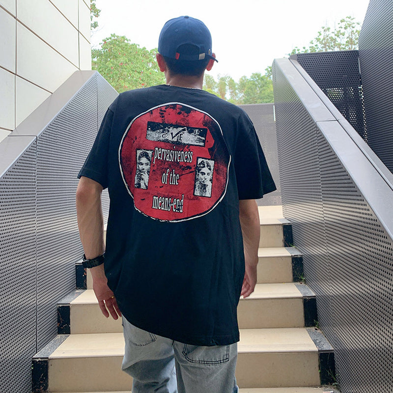 Cavempt Ce Life Cav @ Empt Printed Men's and Women's Short-Sleeved T-shirt