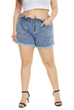 Women Plus Size Jeans Fashion Casual Denim Shorts