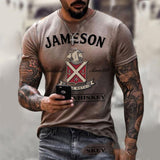 Tactics Style T Shirt For Men Men's Clothing Print Short Sleeve T-shirt