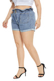 Women Plus Size Jeans Fashion Casual Denim Shorts